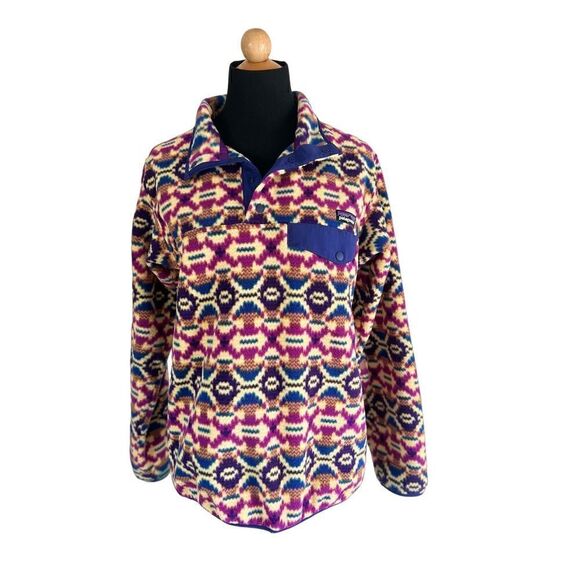Patagonia RARE Synchilla 1/4 Snap T Pullover Fleece Jacket WMNS Small - Picture 2 of 8